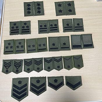 Amazon.co.jp: 防衛省陸上自衛隊全階級章フルセット 陸将三士
